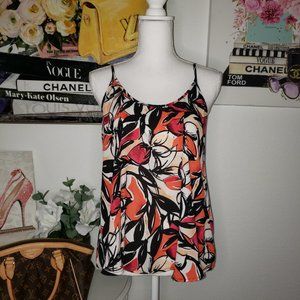 ** FINAL PRICE ** Apt 9 - Floral Print Spaghetti Strap Top